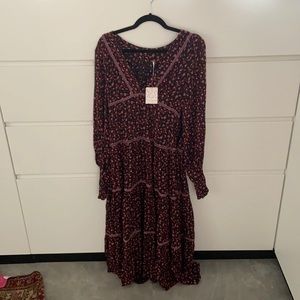 Free people flower maxi dress